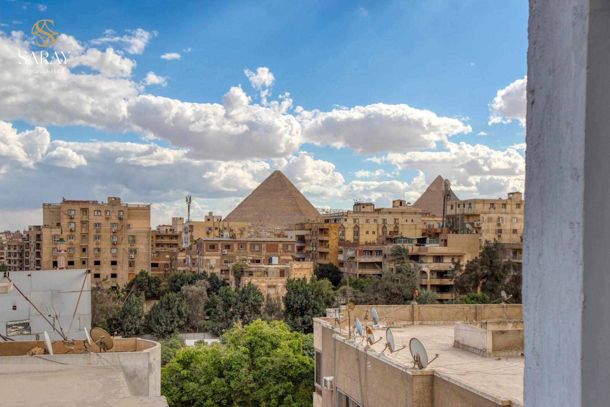 Saray Pyramids & Museum View Hotel Kafret el-Gabal Exteriör bild