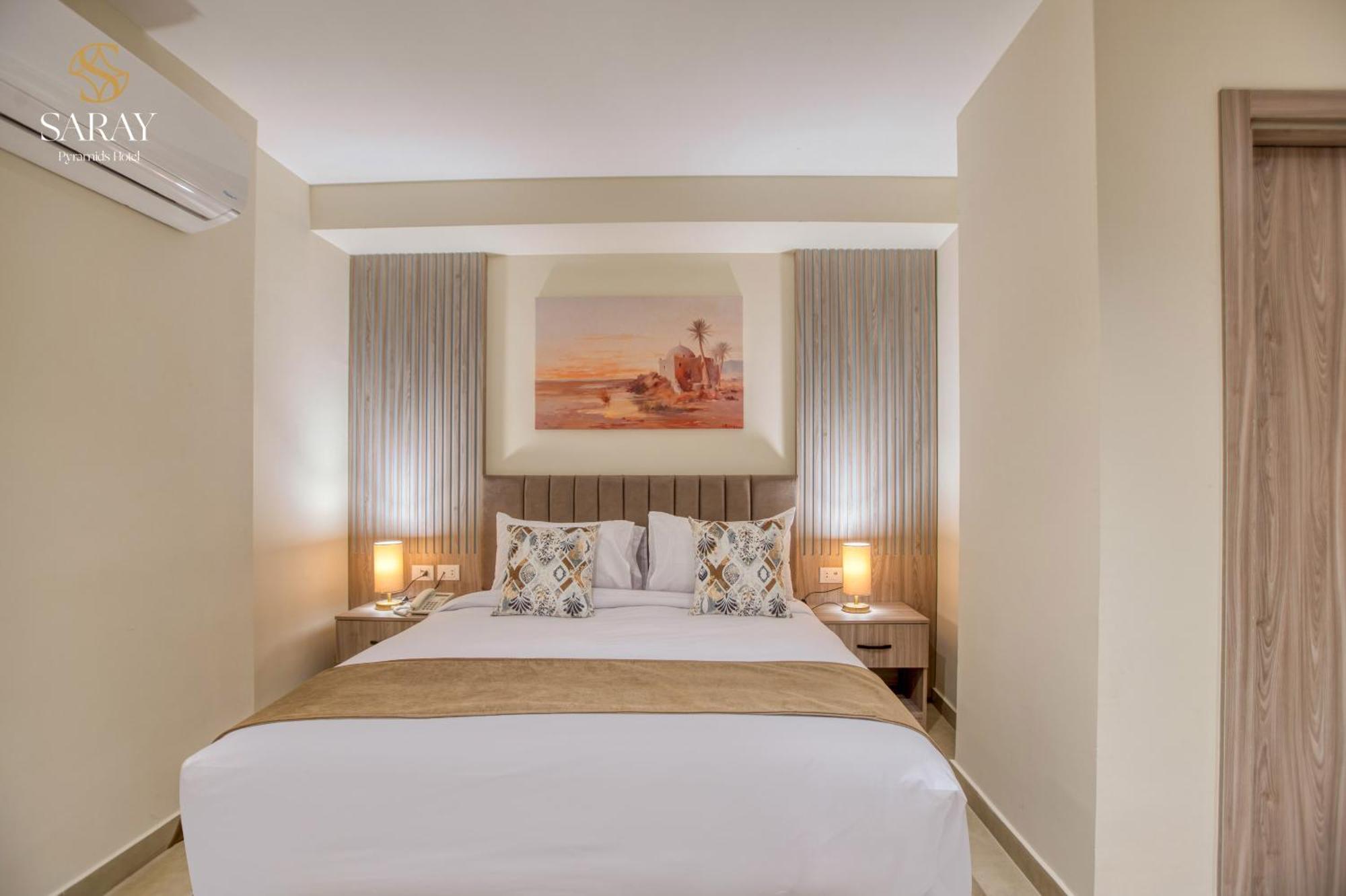 Saray Pyramids & Museum View Hotel Kafret el-Gabal Rum bild