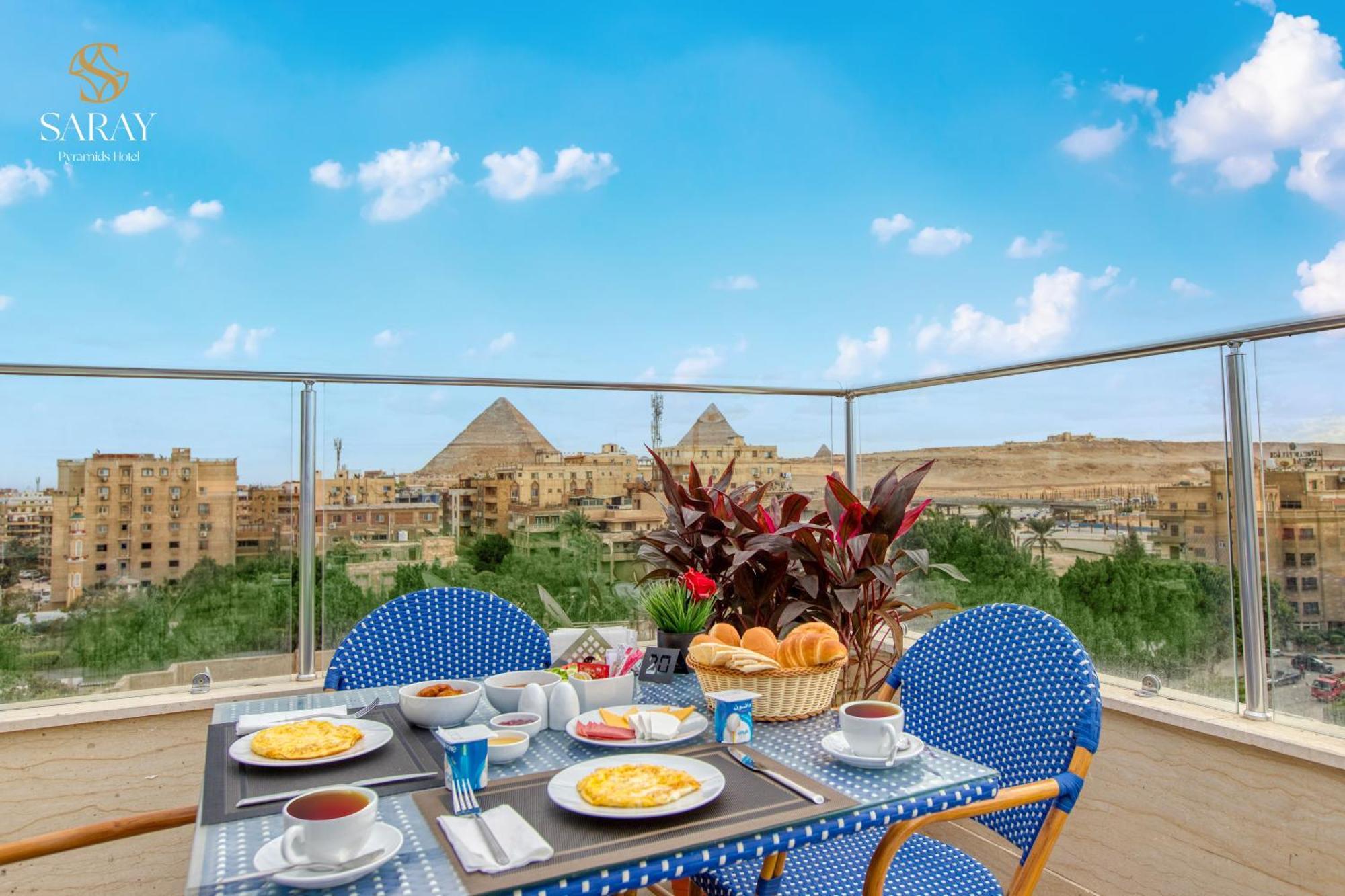 Saray Pyramids & Museum View Hotel Kafret el-Gabal Exteriör bild
