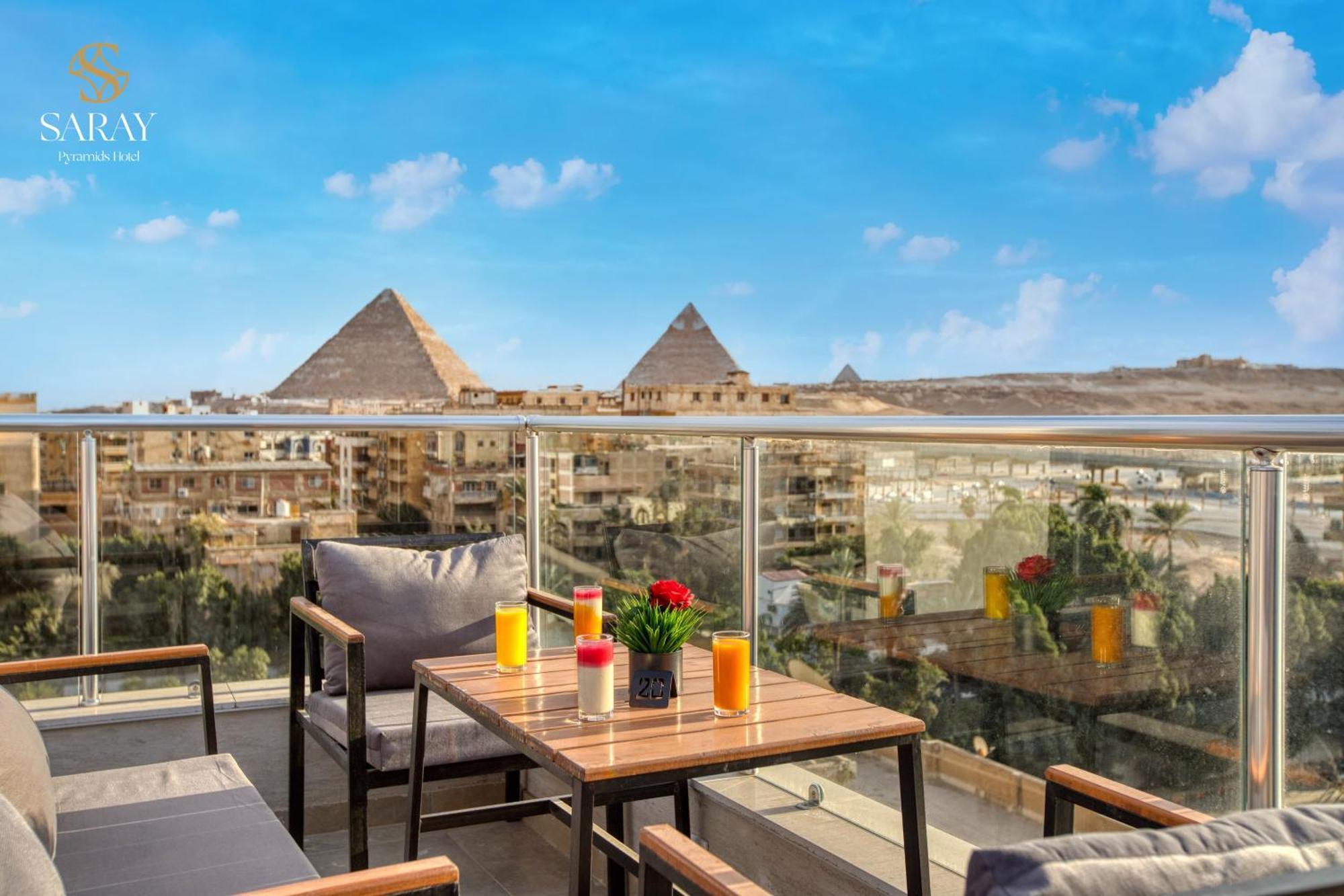 Saray Pyramids & Museum View Hotel Kafret el-Gabal Exteriör bild