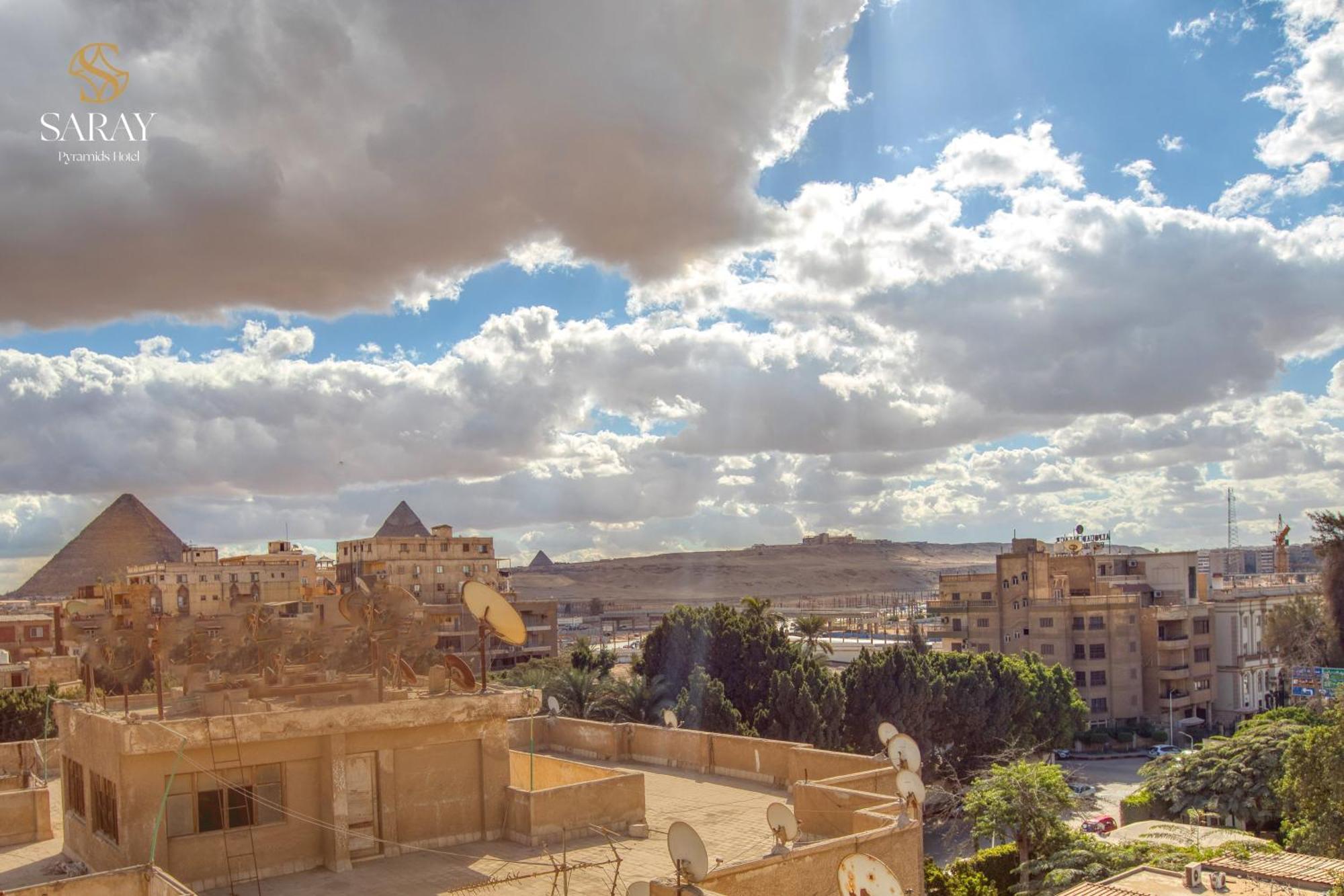 Saray Pyramids & Museum View Hotel Kafret el-Gabal Rum bild