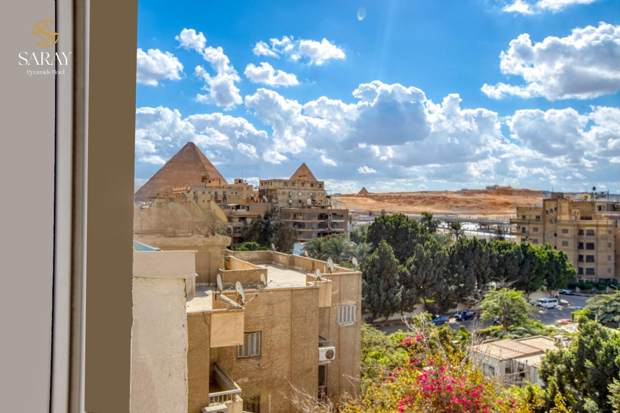 Saray Pyramids & Museum View Hotel Kafret el-Gabal Rum bild